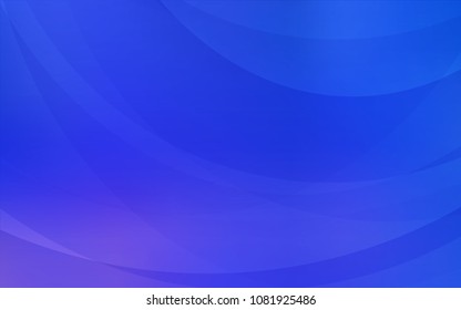 Light Pink, Blue vector background with bent lines. An elegant bright illustration with gradient. Brand-new design for your ads, poster, banner.
