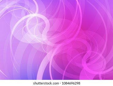 Light Pink, Blue vector background with lava shapes. Colorful illustration in abstract marble style with gradient. Brand new design for your ads, poster, banner.
