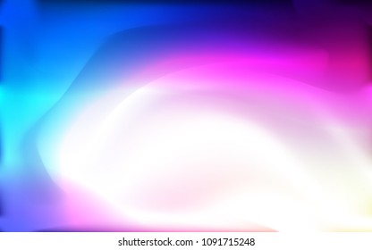Light Pink, Blue vector background with bubble shapes. A completely new color illustration in marble style. The elegant pattern for brand book.