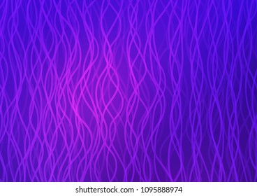 Light Pink, Blue vector background with bubble shapes. Modern gradient abstract illustration with bandy lines. The elegant pattern for brand book.