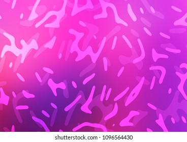 Light Pink, Blue vector background with bubble shapes. Colorful illustration in abstract marble style with gradient. Marble style for your business design.