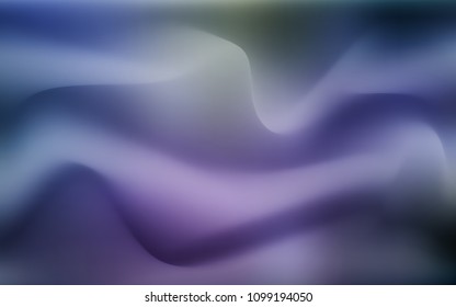 Light Pink, Blue vector background with bent ribbons. A vague circumflex abstract illustration with gradient. A completely new template for your business design.