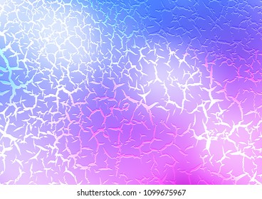 Light Pink, Blue vector background with lamp shapes. A completely new color illustration in marble style. A new texture for your  ad, booklets, leaflets.