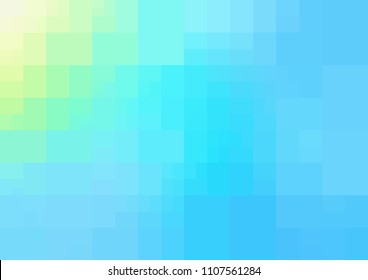 Light Pink, Blue vector Background rectangles and squares. Style Patchwork and Quilt. Geometric sample. Repeating routine with rectangle shapes.