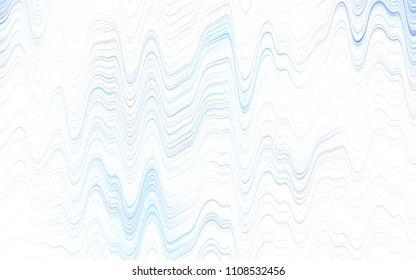 Light Pink, Blue vector background with bent lines. Brand-new colored illustration in marble style with gradient. The best blurred design for your business.