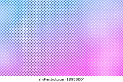 Light Pink, Blue vector  background with dots. Modern abstract illustration with colorful water drops. Completely new template for your brand book.