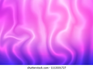 Light Pink, Blue vector background with lava shapes. Glitter abstract illustration with wry lines. Marble design for your web site.