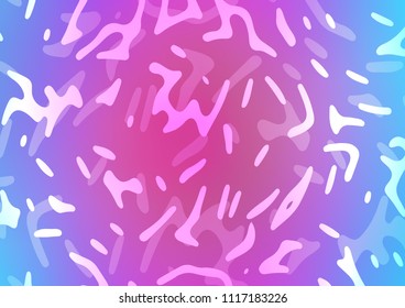 Light Pink, Blue vector background with bent ribbons. A completely new color illustration in marble style. A completely new template for your business design.