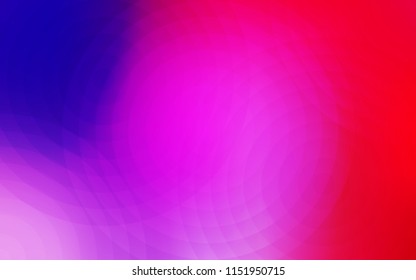 Light Pink, Blue vector background with bubbles. Beautiful colored illustration with blurred circles in nature style. New design for ad, poster, banner of your website.
