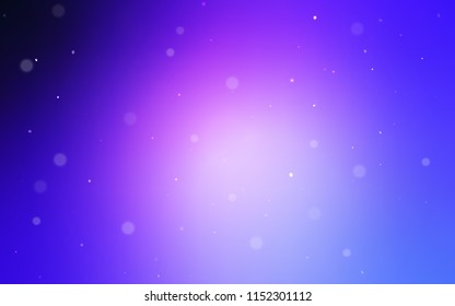 Light Pink, Blue vector background with bubbles. Illustration with set of shining colorful abstract circles. Pattern can be used for beautiful websites.