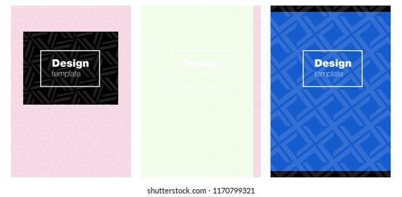 Light Pink, Blue vector background for books. Abstract booklet on colored background with gradient. Pattern for leaflets, booklets.