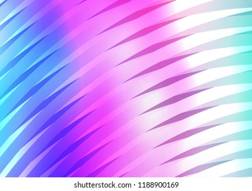 Light Pink, Blue vector background with straight lines. Glitter abstract illustration with colored sticks. The pattern can be used for busines ad, booklets, leaflets