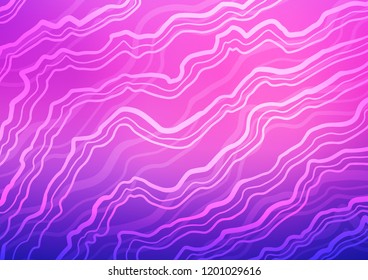 Light Pink, Blue vector background with lava shapes. Brand new colored illustration in marble style with gradient. Marble design for your web site.