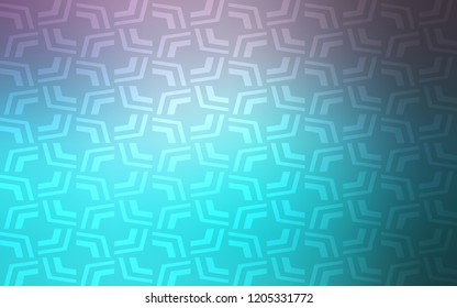 Light Pink, Blue vector background with lamp shapes. Geometric illustration in marble style with gradient.  The template for cell phone backgrounds.
