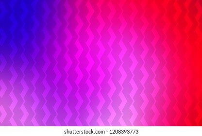 Light Pink, Blue vector background with straight lines. Modern geometrical abstract illustration with Lines. Pattern for ads, posters, banners.