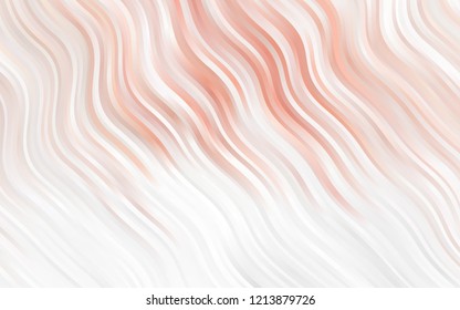 Light Pink, Blue vector background with curved circles. An elegant bright illustration with gradient. The elegant pattern for brand book.
