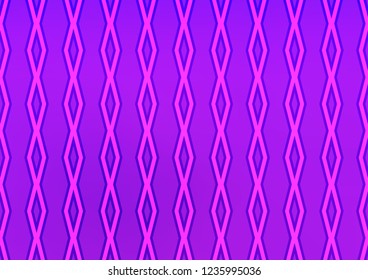 Light Pink, Blue vector background with lines, rhombuses. Colorful lines, squares on abstract background with gradient. Smart design for your business advert.