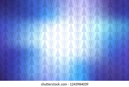 Light Pink, Blue vector background with triangles, lines. Modern abstract illustration with colorful triangles. Pattern for booklets, leaflets