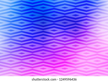 Light Pink, Blue vector background with triangles. Modern abstract illustration with colorful triangles. Template for wallpapers.