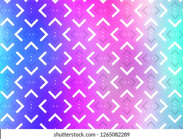Light Pink, Blue vector background with straight lines. Lines on blurred abstract background with gradient. The pattern can be used as ads, poster, banner for commercial.