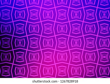 Light Pink, Blue vector background with straight lines. Shining illustration with lines on abstract template. Pattern for business booklets, leaflets.