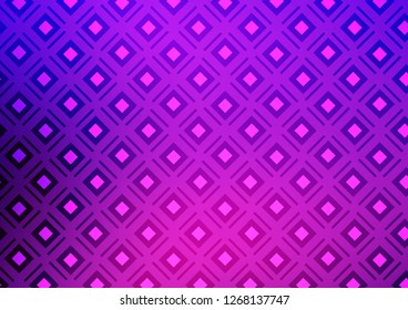 Light Pink, Blue vector background with lines, rhombuses. Glitter abstract illustration with colorful lines, rhombuses. Backdrop for TV commercials.