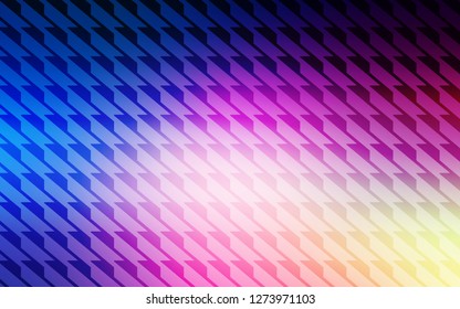 Light Pink, Blue vector background with straight lines. Colorful shining illustration with lines on abstract template. Best design for your ad, poster, banner.