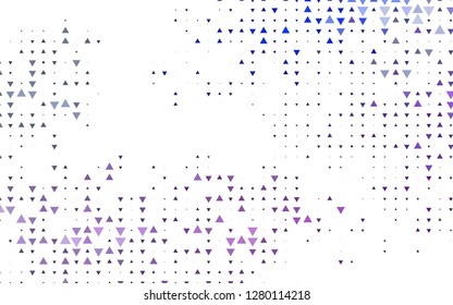 Light Pink, Blue vector background with triangles. Abstract gradient illustration with triangles. Pattern can be used for websites.
