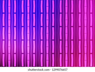 Light Pink, Blue vector background with straight lines. Glitter abstract illustration with colored sticks. The pattern can be used as ads, poster, banner for commercial.