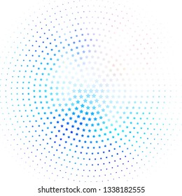 Light Pink, Blue vector background with small and big stars. Colorful illustration in abstract style with gradient stars. Theme for cell phones.