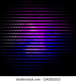 Light Pink, Blue vector background with circles. Abstract colorful disks on simple gradient background. Pattern for booklets, leaflets.