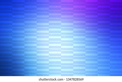Light Pink, Blue vector background with straight lines. Glitter abstract illustration with colorful sticks. Template for your beautiful backgrounds.