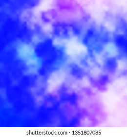 Light Pink, Blue vector background with clouds. Colorful illustration with abstract gradient clouds. Template for landing pages.