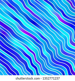Light Pink, Blue vector background with lines. Bright sample with colorful bent lines, shapes. Pattern for booklets, leaflets.