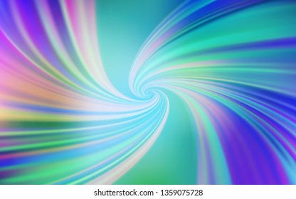 Light Pink, Blue vector background with wry lines. Geometric illustration in abstract style with gradient.  Brand new design for your ads, poster, banner.