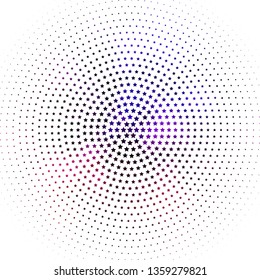 Light Pink, Blue vector background with colorful stars. Colorful illustration with abstract gradient stars. Design for your business promotion.