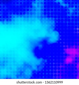 Light Pink, Blue vector background with circles. Abstract illustration with colorful spots in nature style. Pattern for wallpapers, curtains.