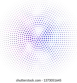Light Pink, Blue vector background with small and big stars. Modern geometric abstract illustration with stars. Best design for your ad, poster, banner.