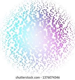 Light Pink, Blue vector background with rectangles. Modern design with rectangles in abstract style. Best design for your ad, poster, banner.
