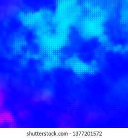 Light Pink, Blue vector background with circles. Colorful illustration with gradient dots in nature style. Pattern for websites, landing pages.