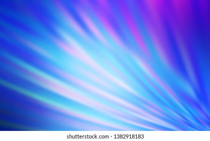 Light Pink, Blue vector background with stright stripes. Shining colored illustration with sharp stripes. Best design for your ad, poster, banner.