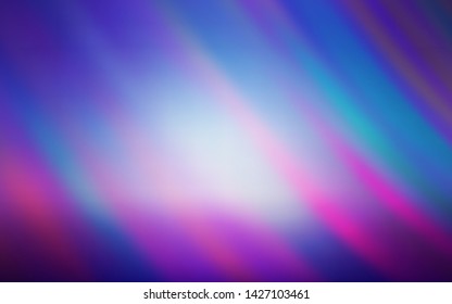 Light Pink, Blue vector background with straight lines. Lines on blurred abstract background with gradient. Pattern for ads, posters, banners.