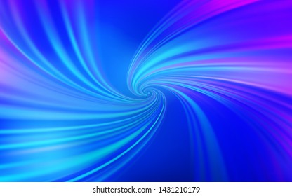 Light Pink, Blue vector background with lines. A shining illustration, which consists of curved lines. A completely new design for your business.
