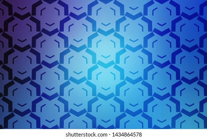 Light Pink, Blue vector background with bent lines. A completely new colorful illustration in simple style. A new texture for your  ad, booklets, leaflets.