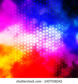 Light Pink, Blue vector background in polygonal style. Abstract gradient illustration with rectangles. Pattern for commercials, ads.
