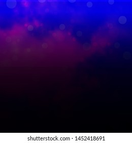 Light Pink, Blue vector background with circles. Illustration with set of shining colorful abstract spheres. Pattern for business ads.