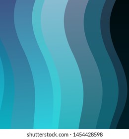 Light Pink, Blue vector background with wry lines. Illustration in abstract style with gradient curved.  Pattern for websites, landing pages.