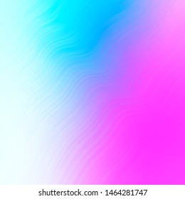 Light Pink, Blue vector background with bent lines. Colorful illustration in circular style with lines. Smart design for your promotions.