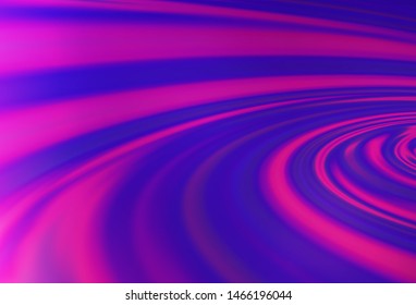 Light Pink, Blue vector background with abstract lines. A sample with blurred bubble shapes. New composition for your brand book.