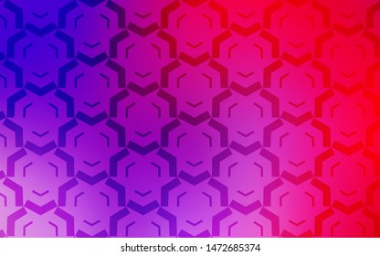 Light Pink, Blue vector background with wry lines. A completely new colorful illustration in simple style. Abstract design for your web site.